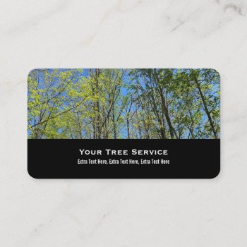 Tree Service Business Card by KELLBELL535 at Zazzle
