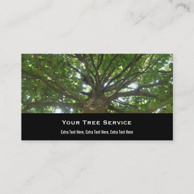 Tree Service Business Card (Front)