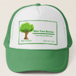 Tree Service Business Trucker Hat at Zazzle