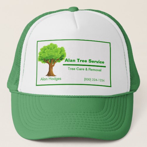 Tree Service Business Trucker Hat