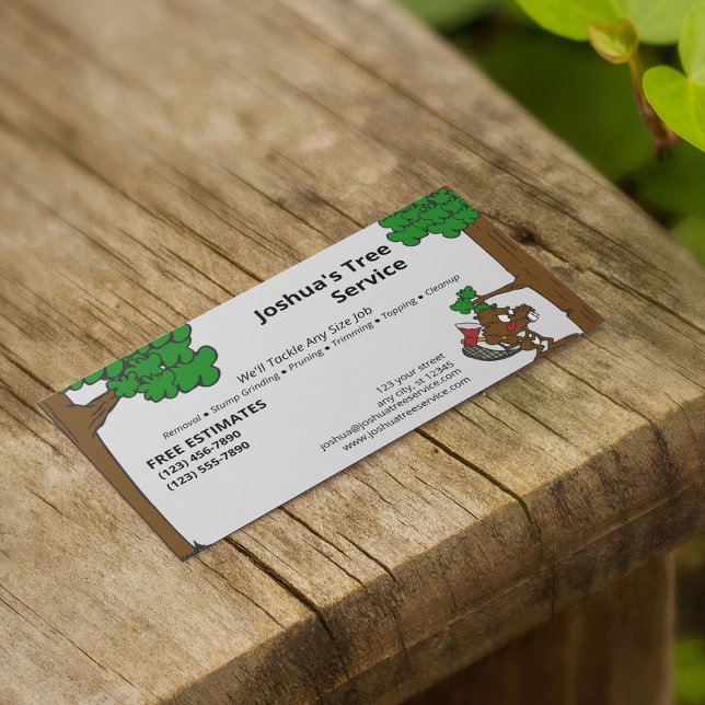 Tree Service Company Business Card (Creator Uploaded)