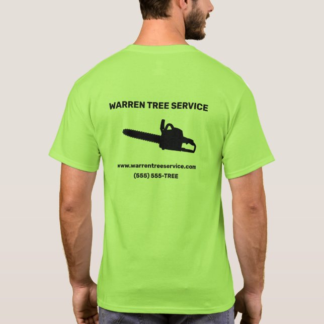Tree Service Company T-Shirt (Back)