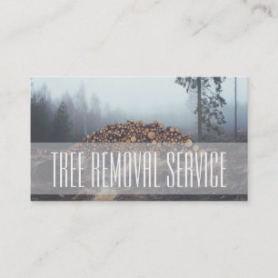 Tree Service Firewood Business Card