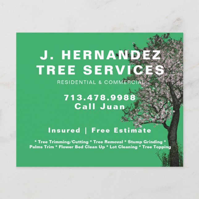 Tree Service Flyer (Front)