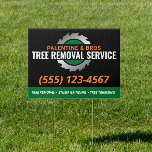 Tree Service  Removal  Stump Grinding Sign