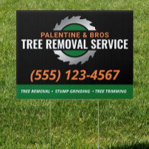 Tree Service & Removal | Stump Grinding Sign