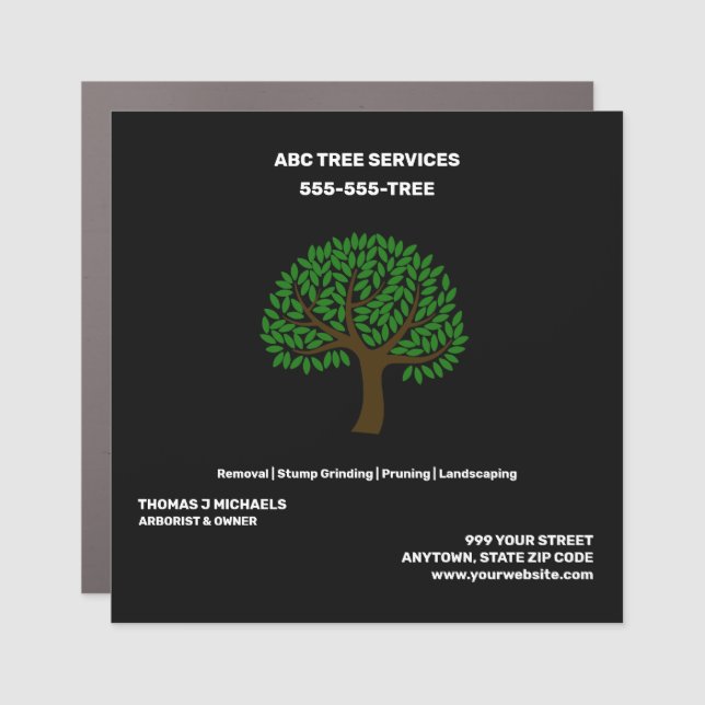 Tree Services Car Magnet (Front)