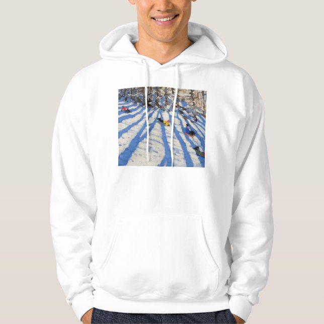 Tree shadows Morzine Hoodie (Front)