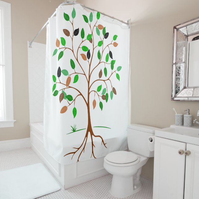 Tree shower curtain (In Situ)