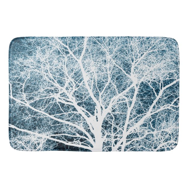 Tree silhouette bath mat (Front)