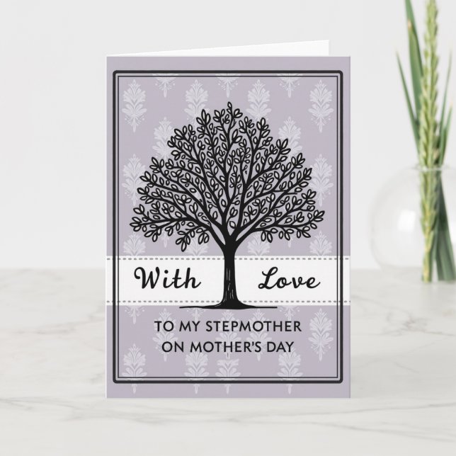 Tree Silhouette Love Card (Front)