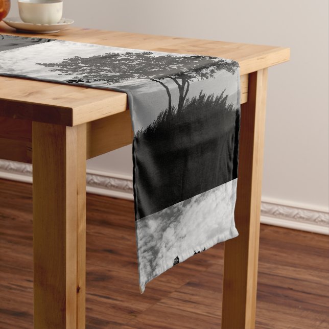 Tree Silhouette Medium Table Runner (In Situ)