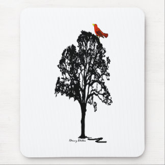 Tree silhouette Mouse Pad