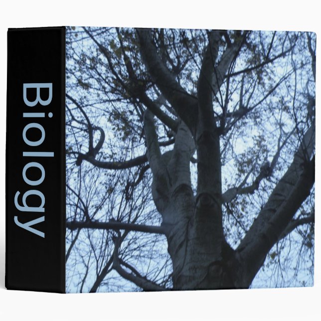 Tree Silhouette Photograph Custom Binder (Front/Spine)