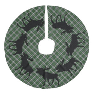 Tree skirt Christmas Cape Breton tartan moose