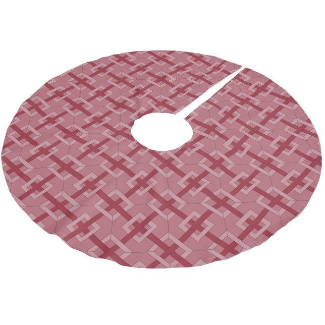 Tree Skirt - Interwoven Squares (Angled)