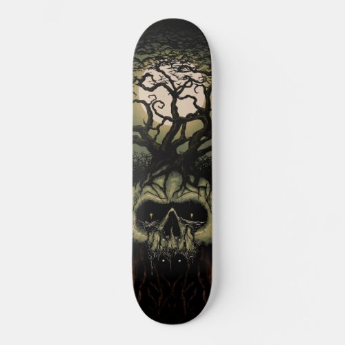 Tree Skull Skateboard