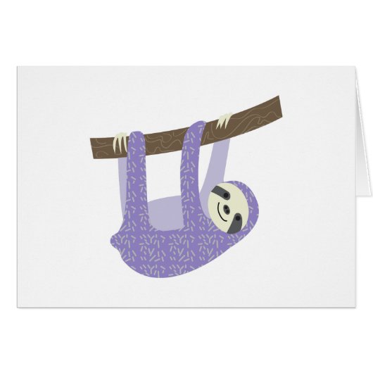 Tree Sloth Cards (Front Horizontal)