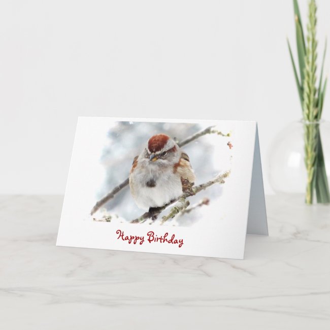 Tree Sparrow Birthday