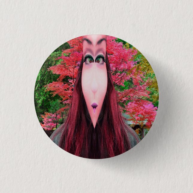 Tree Spirit Pinback Button (Front)