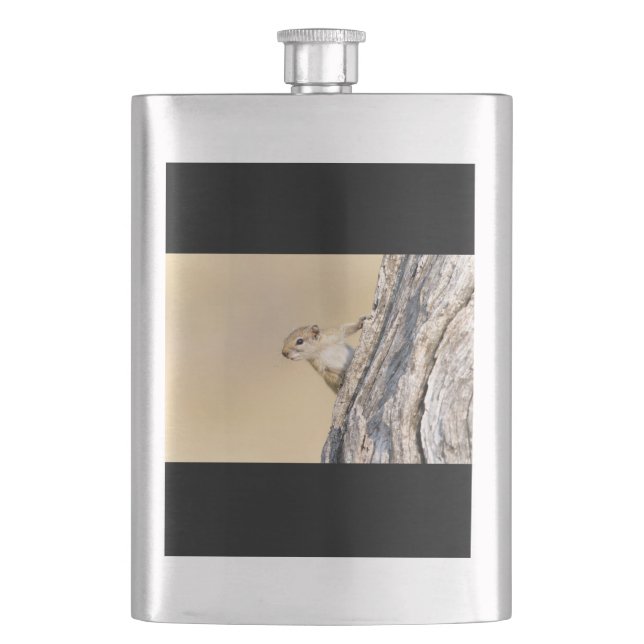 Tree squirrel flask (Front)