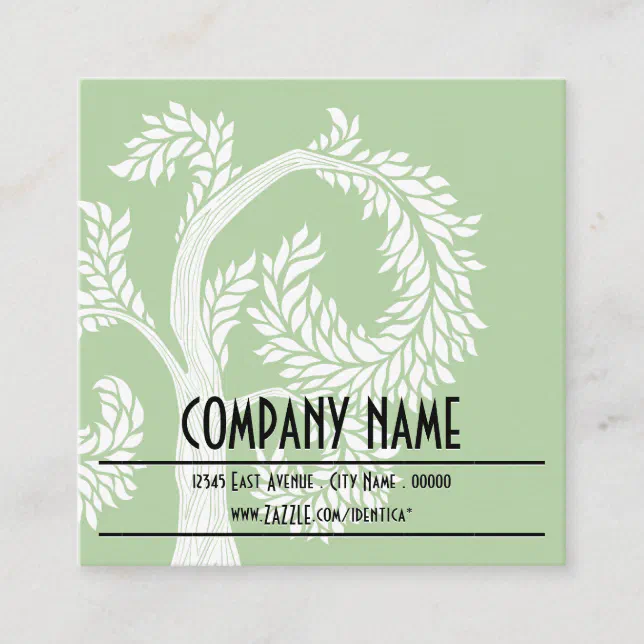 tree stamp card | Zazzle