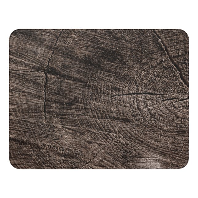 Tree Stump Door Sign (Contemporary Front)