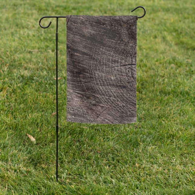 Tree Stump Garden Flag (In SItu)