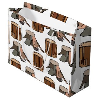 Tree Stump Large Gift Bag