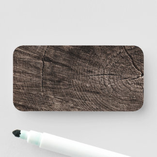 Tree Stump Name Tag