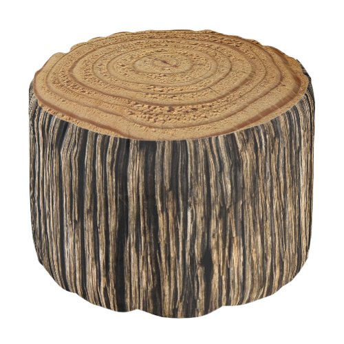 Tree Stump Pouf