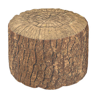 Tree Stump Pouf