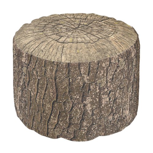 Tree Stump Pouf