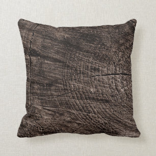Tree Stump Throw Pillow