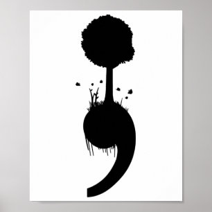 Tree Suicide Depression Prevention Poster