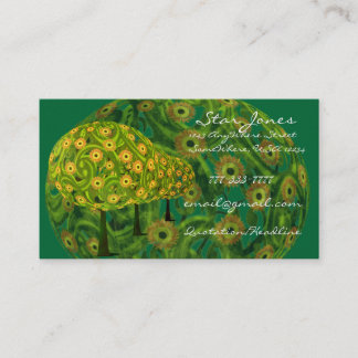 Tree SunFlowers Business Business Card
