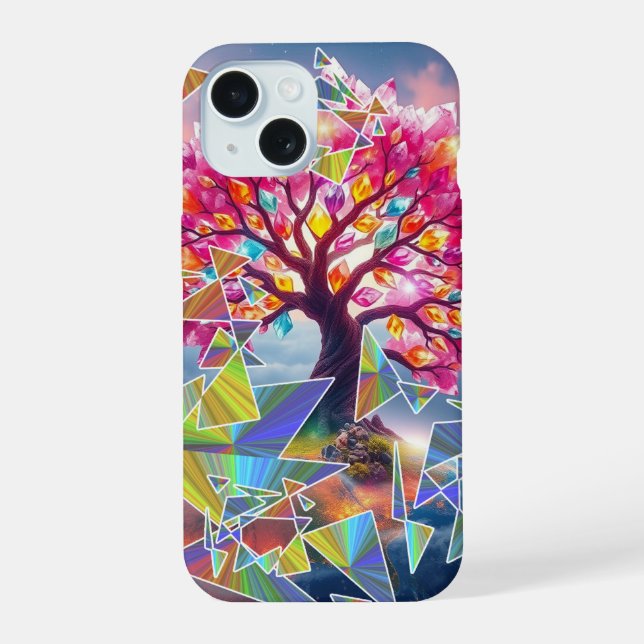 Tree Sunrise Iphone Case (Back)