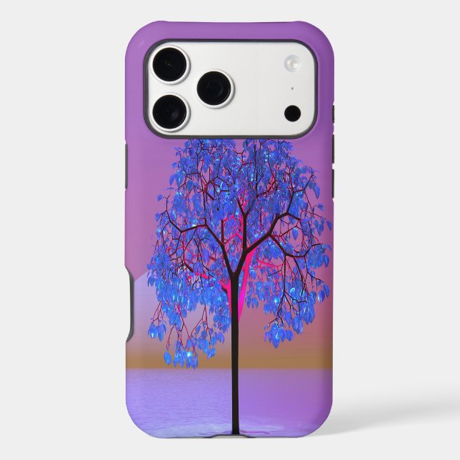 Tree Sunset Iphone Case (Back)