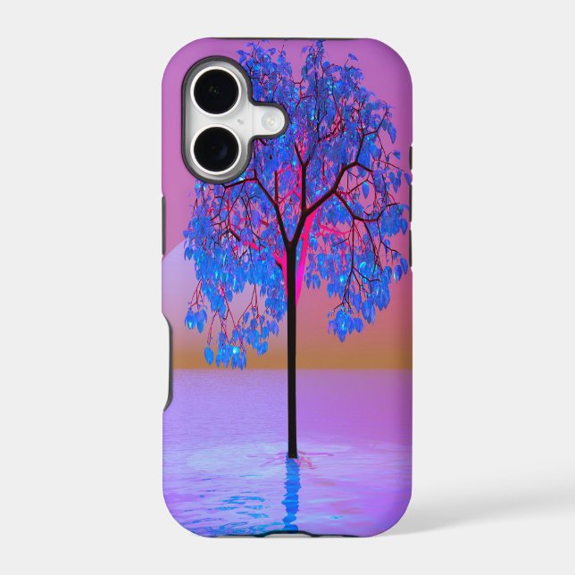 Tree Sunset Iphone Case (Back)