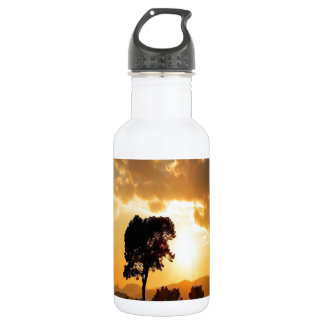 Tree Sunset Water Bottle