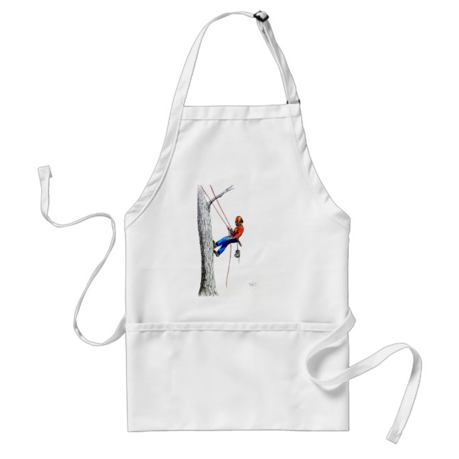 Tree Surgeon Arborist Adult Apron (Front)