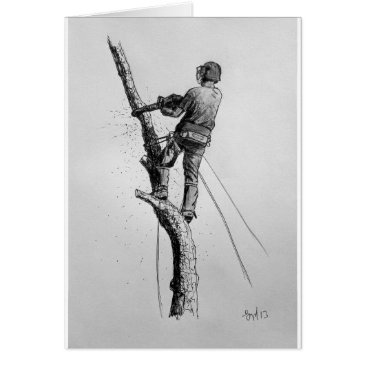 Tree Surgeon Arborist Cards (Front)
