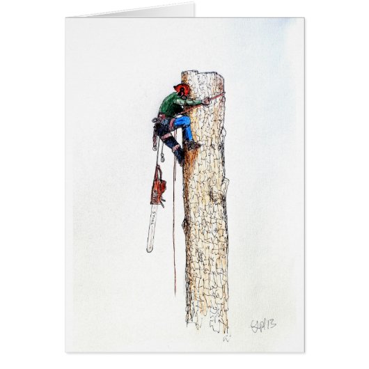 Tree Surgeon Arborist Cards (Front)