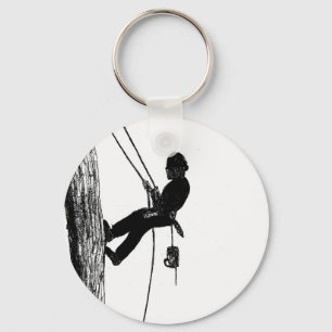 Tree Surgeon Arborist christmas present gift Keychain