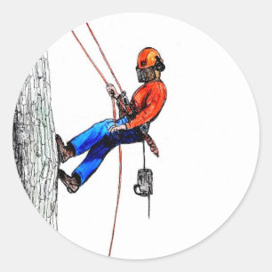 Tree Surgeon Arborist Classic Round Sticker