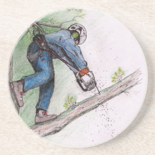Tree Surgeon Arborist Coaster