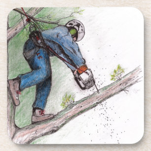 Tree Surgeon Arborist Coaster