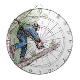 Tree Surgeon Arborist Dart Board