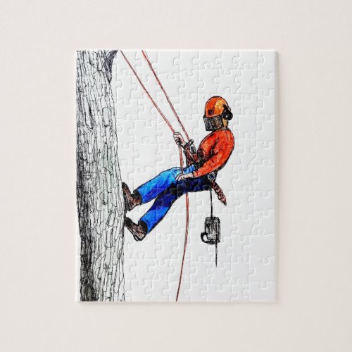 Tree Surgeon Arborist Forester Jigsaw Puzzle