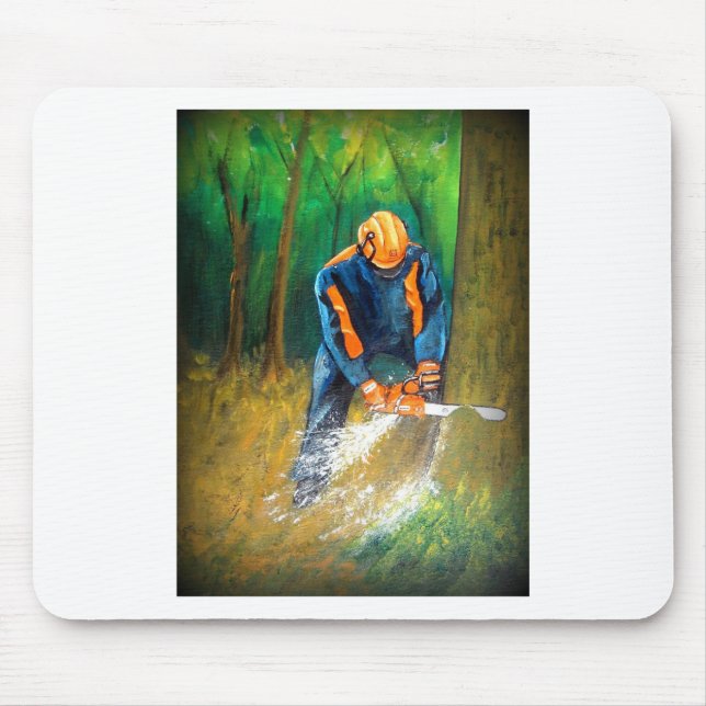 Tree Surgeon Arborist Forester Mouse Pad (Front)